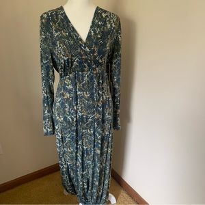 Faux Wrap Maternity Maxi Dress Plus Size 1X by Jessica Simpson New